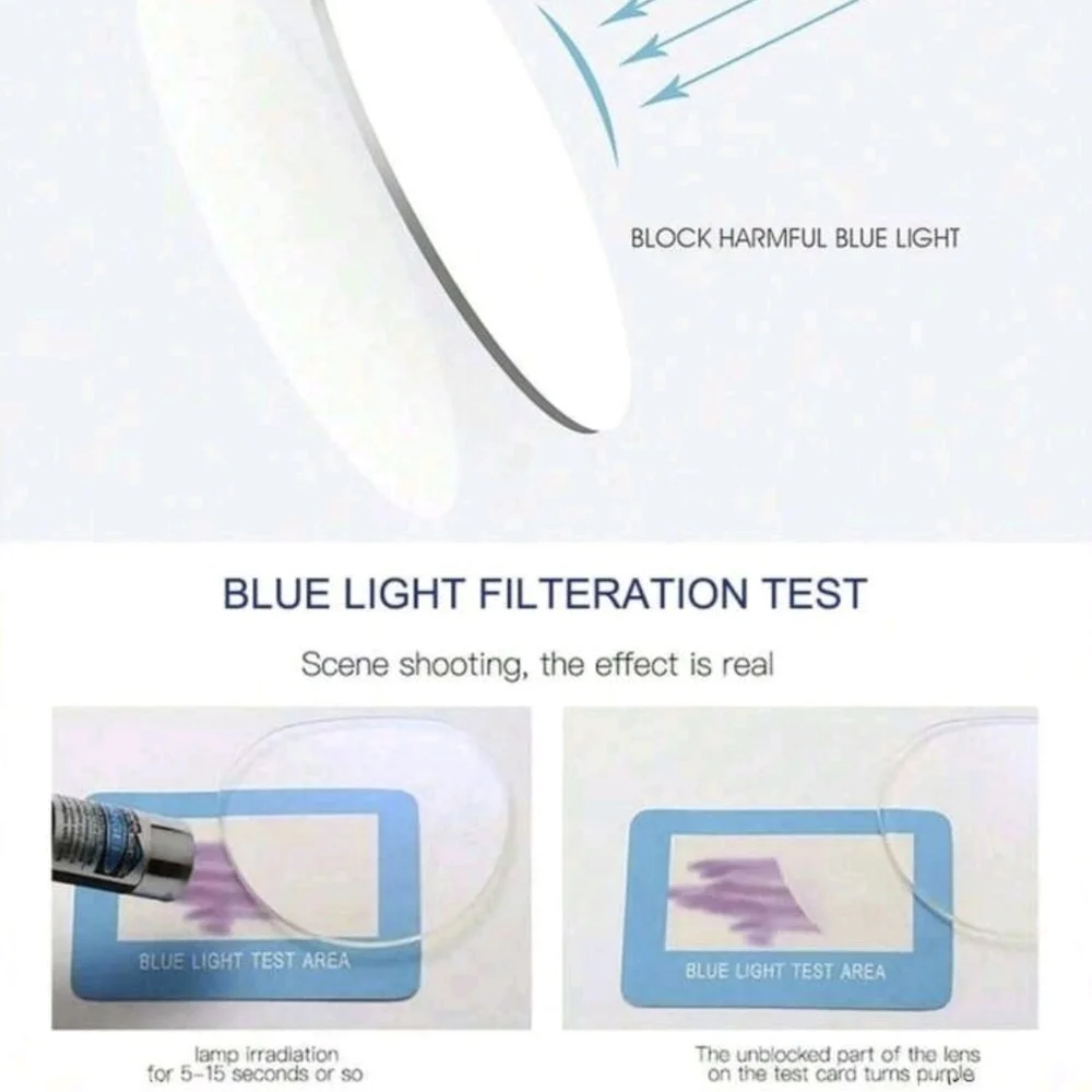 NEW Blue Multicolor Colorblock Oversized Fashion Glasses